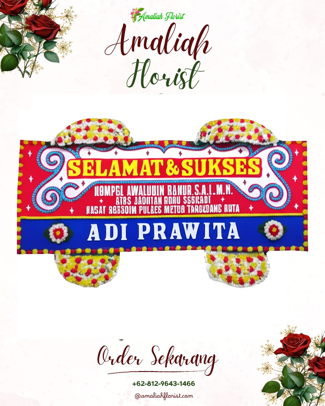 Papan Bunga Ucapan Selamat Pariaman Utara