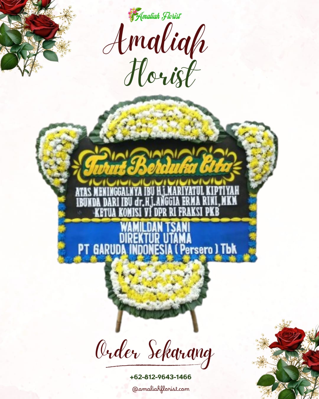 Papan Bunga Duka Pariaman Utara